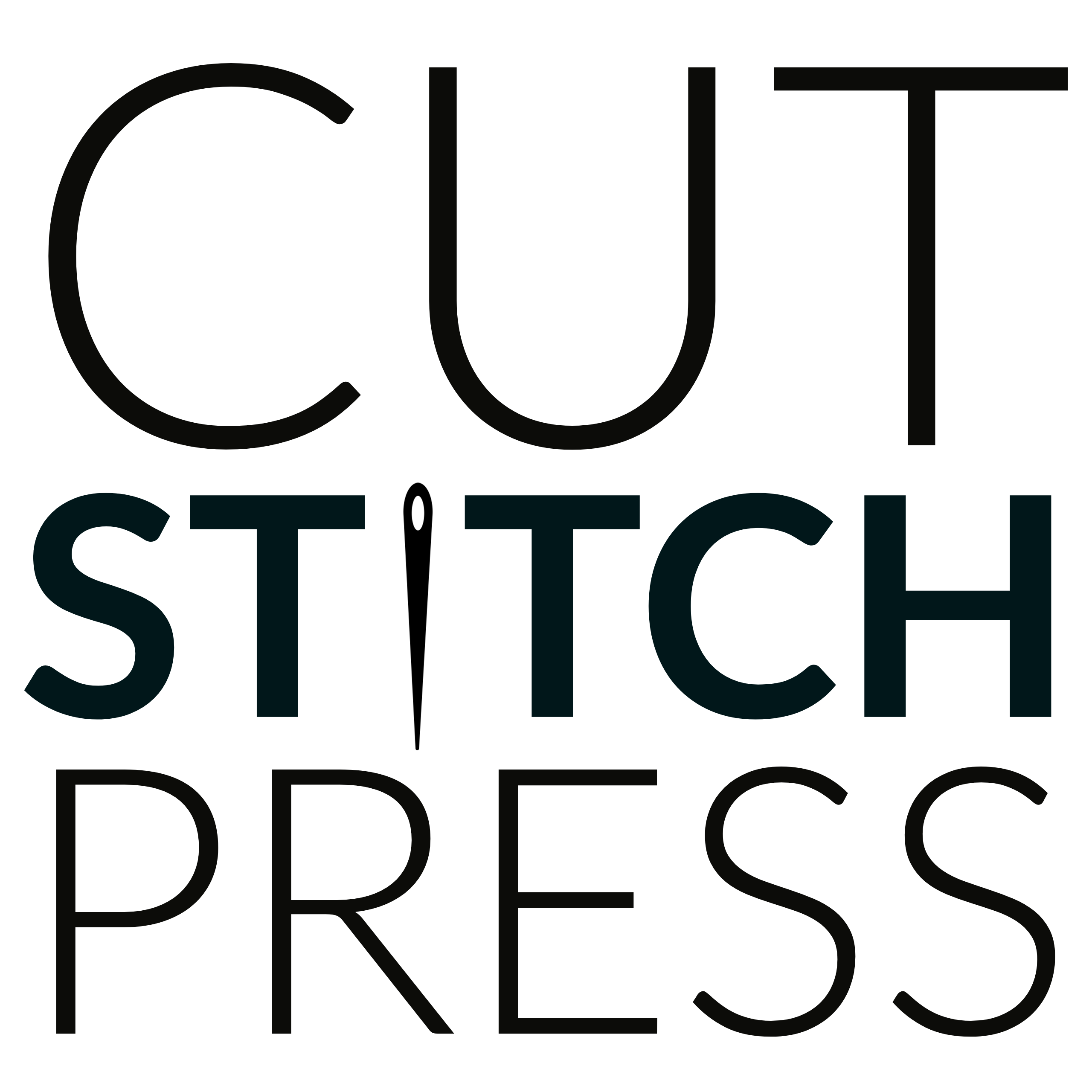 cut stitch press